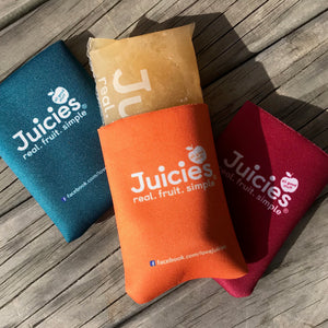 Juicies Holders (neoprene sleeve) with Juicie inside.